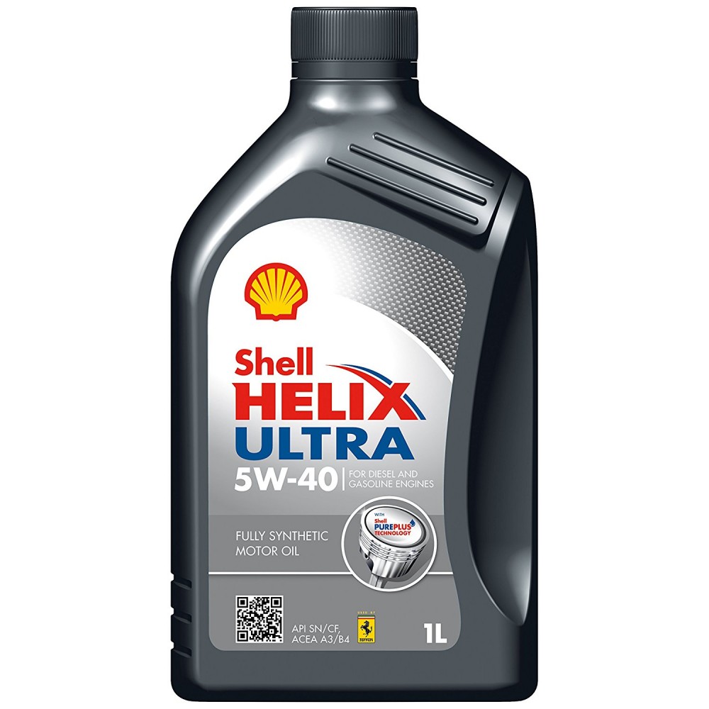 Shell Helix Ultra 5W-40 API SN Fully Synthetic Car Engine Oil (1 L)