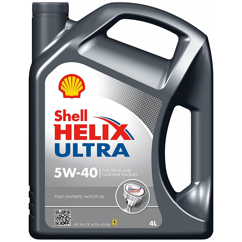 Shell Helix Ultra 5W-40 API SN Fully Synthetic Car Engine Oil (4 L)